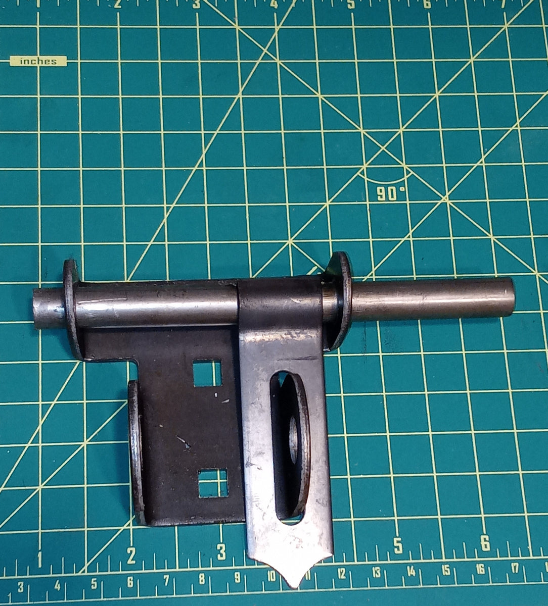 1/2" Slide Bolt Weld or Bolt On Lockable. (Box of 5)