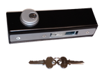 Hook Bolt Mortise Lock, Weldable Steel Hook Lock for Sliding Gate, Double Cylinder, 1-1/8" Backset