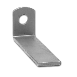 1"x 3.5" 90 Degree Angle Tab Brackets. (Box of 25)