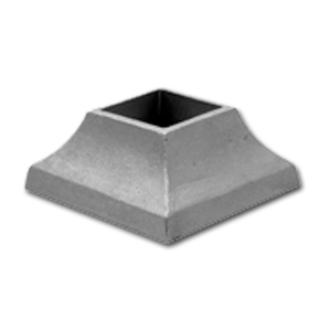 1 1/2" Cast Aluminum Shoe / Cover (for use with 3"x 3" Base Plate)