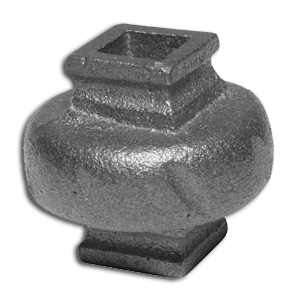 1/2" Round Cast Iron Full Knuckle / Collar Box of 10