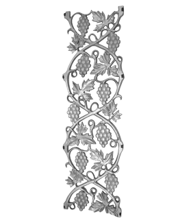 Decorative Aluminum Cast Grape V1